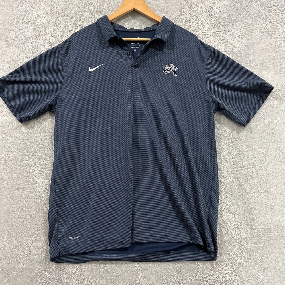 University at Buffalo Nike Polo Shirt Embroidered Large Dri-Fit